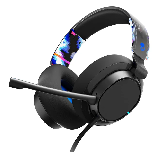 Skullcandy SLYR Pro Gaming Headset für Xbox, PlayStation, PC - AI Micro - Blau