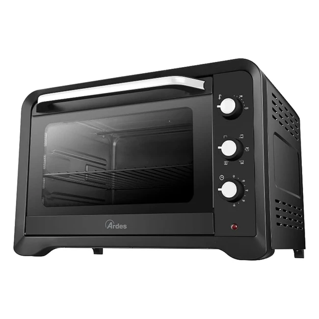 Horno Eléctrico Ventilado Ardes 45L Luz Interna 6 Funciones Temporizador Magnus AR6245PB