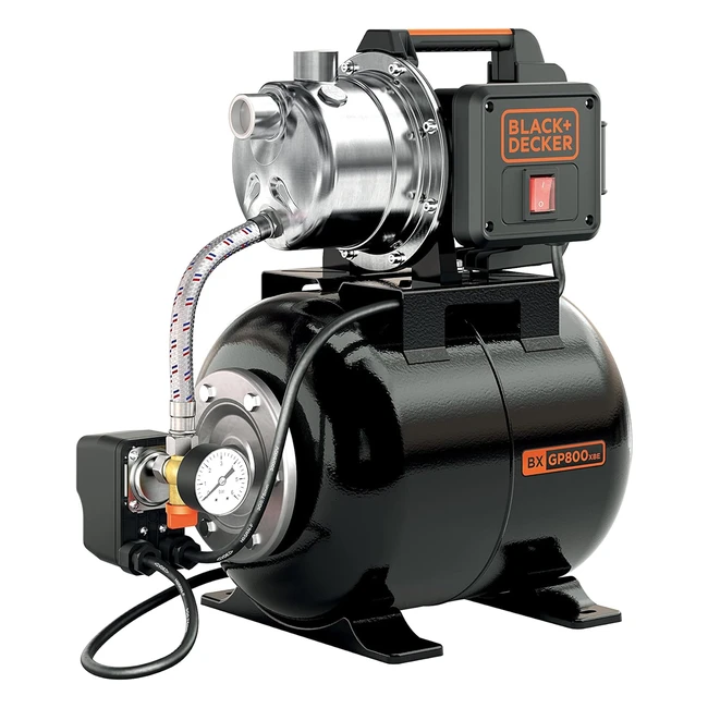 Bomba Autocebante Black+Decker BXGP800XBE - 800W - Caudal 3500L/h - Prevalencia 38m