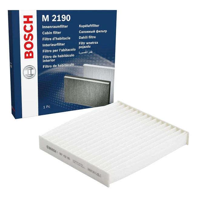 Bosch M2190 Cabin Filter Standard - Pollen & Fine Particle Protection