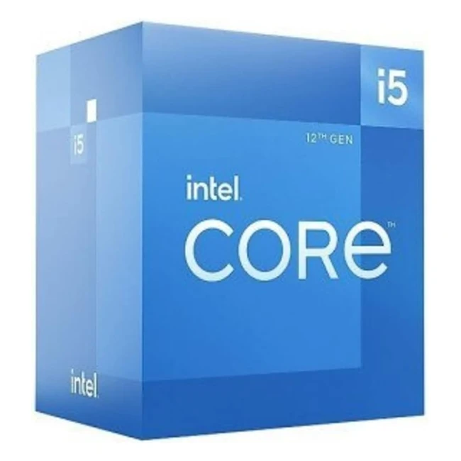 Intel Core i5-12400 Box CPU 6x2.5 65W Gen12 Black - High Performance Processor
