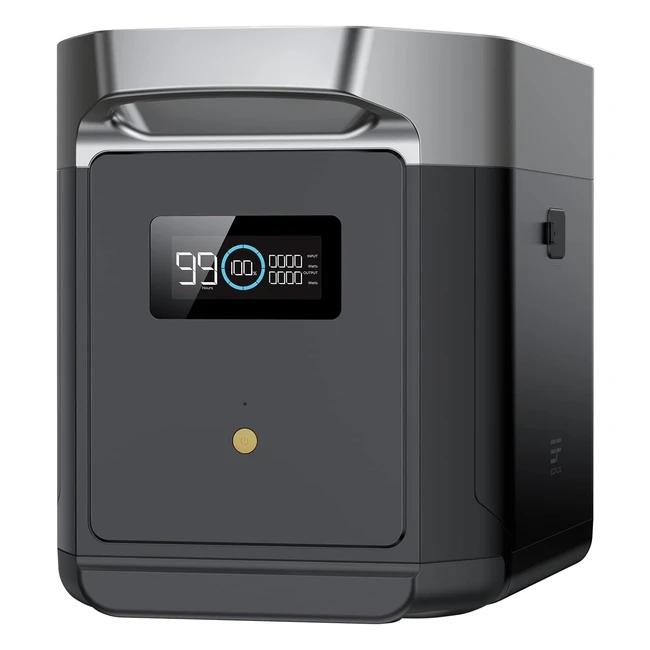 EcoFlow Zusatzakku fr Delta 2 Max tragbare Stromstation 2048 Wh Kapazitt LiF