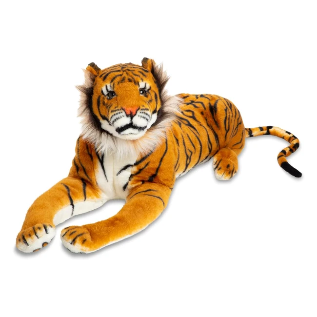 Peluche Tigre Gigante Melissa & Doug 170cm - Juguete de Pluche Multicolor - Para 3 años