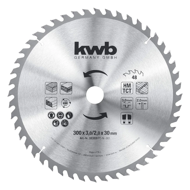 Sega circolare HM D300 x 3048Z - Taglio preciso e versatile