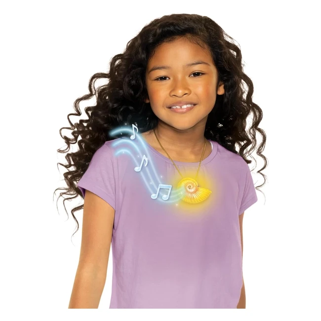 Collier Coquillage Lumineux et Musical Disney La Petite Sirène 3ans+