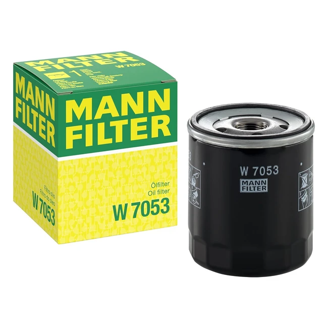 Filtro de Aceite Mannfilter W 7053 - Máximo Desempeño y Protección