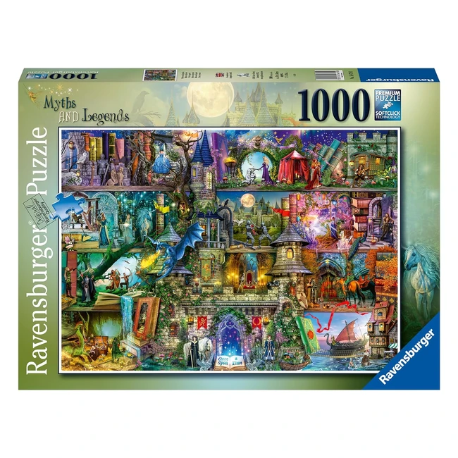 Ravensburger Aimee Stewart Myths Legends 1000 Piece Jigsaw Puzzle - Premium Qual