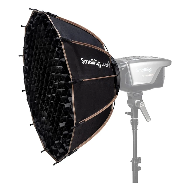 SmallRig Softbox Parabolique LAD65 - Monture Bowens - 65cm - Dégagement Rapide - 4157