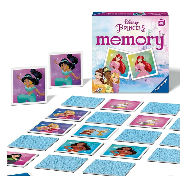 Ravensburger Disney Princess Mini Memory Game - Educational Toy for Kids 3