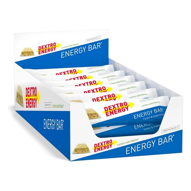 Dextro Energy Riegel Zitronenkuchen Proteine Magnesium 24er Pack - Energie Riege