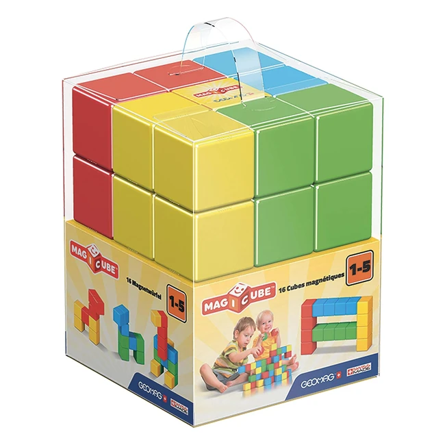Geomag Magicube Juego de Construcción Magnética 153 Colores - Modelo Surtido