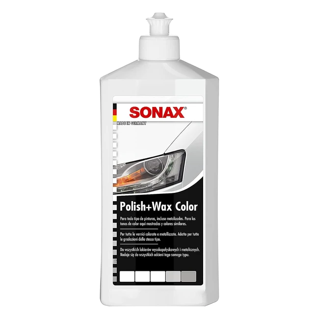 Sonax Polish Wax Color White 500ml - Art 02960000820 - Pigmenti Colorati e Cera
