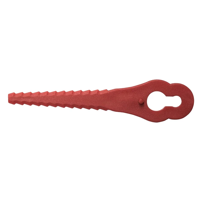 GDE 58586 Ersatzklingen-Set 20 Stück für GDE 58598 Rasentrimmer RT 1820105 und GDE 58599 Rasentrimmer RT 180 Rot