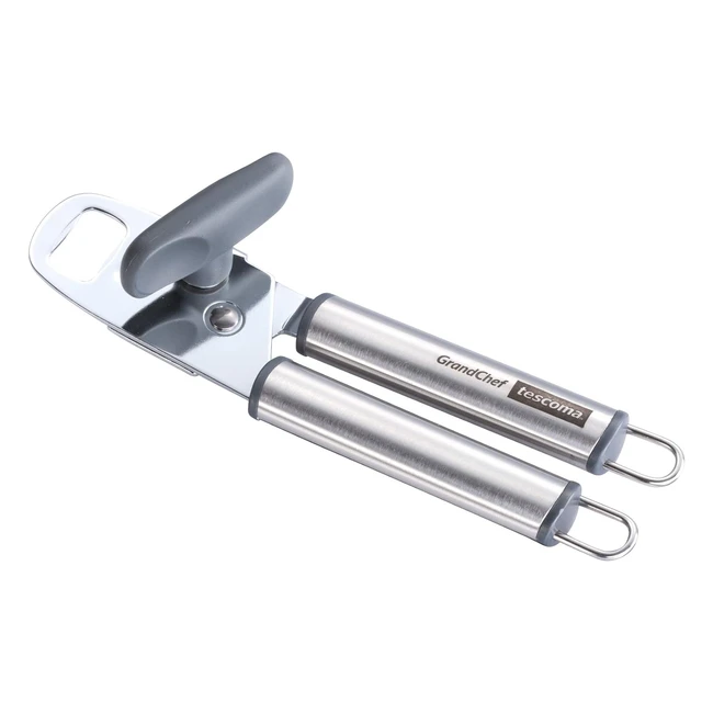 Apriscatole Tescoma 428248 Acciaio Inossidabile Grigio - Pratico e Lavabile in Lavastoviglie