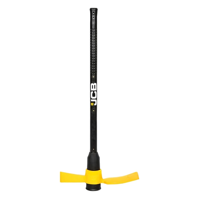 JCB Professional 5lb Grubbing Mattock Metal Long Handle - Heavy Duty Site Garden