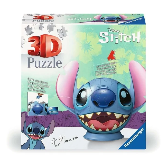 Puzzle 3D Lilo y Stitch Ravensburger - 72 Piezas - Regalo Nios 6