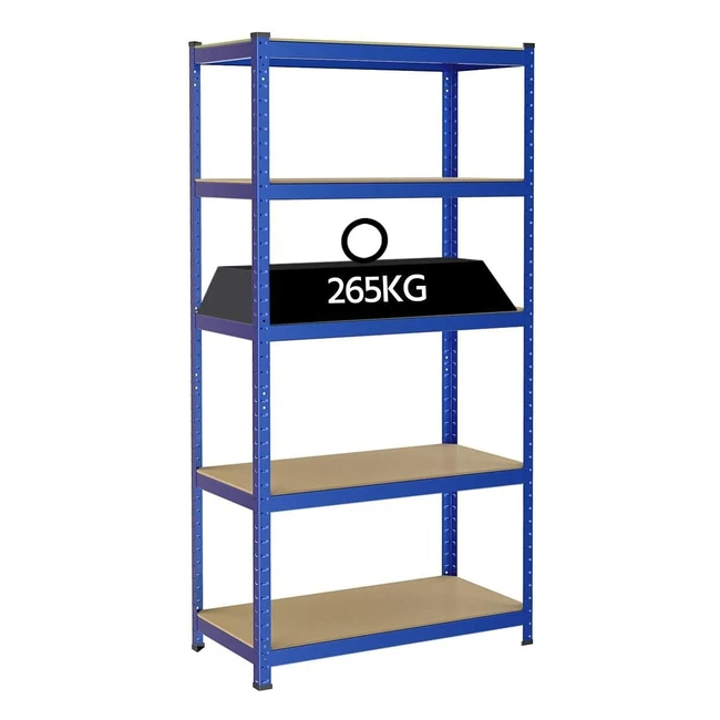Yaheetech Lagerregal Schwerlastregal Kellerregal System 180 x 90 x 45 cm