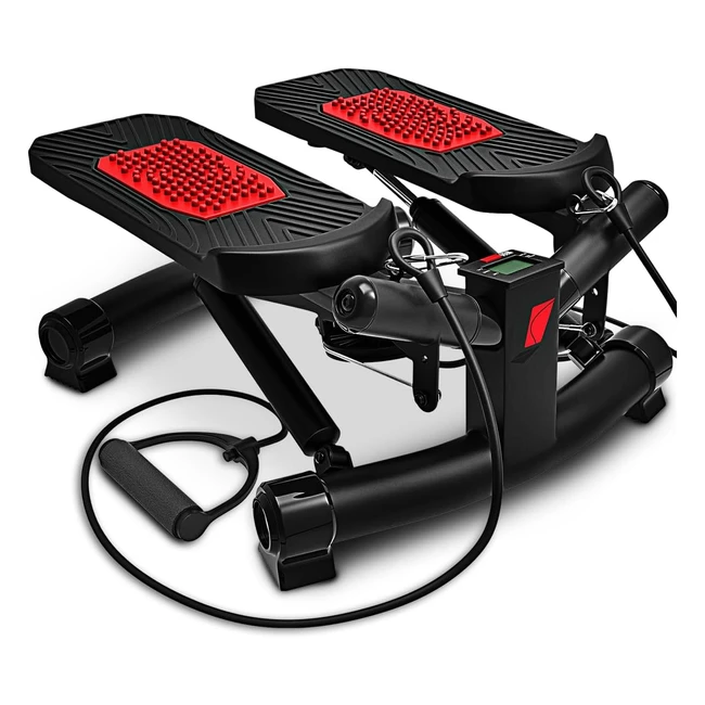 Sportstech 2in1 Twister Stepper mit Power Ropes STX300 Modell 2021 - Drehstepper Sidestepper für Anfänger & Fortgeschrittene