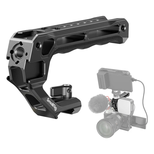 SmallRig Nato Handle Maniglia Superiore Leggera 3766 - 5 Cold Shoe Rig Video Uni