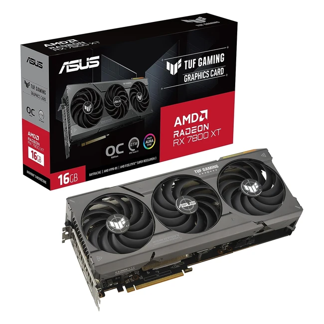ASUS TUF Gaming TUFRX7800XTO16G Gaming AMD Radeon RX 7800 XT 16GB GDDR6 - Milita