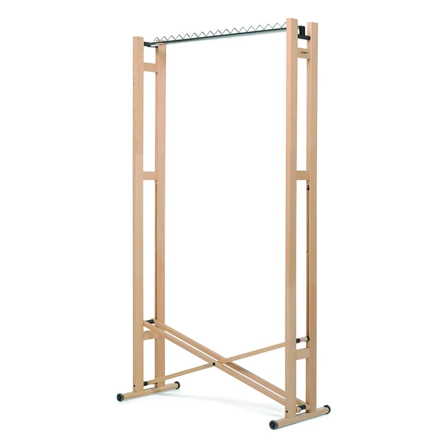 Cintre pliant Foppapedretti Snake 90 en bois naturel - Gain de place