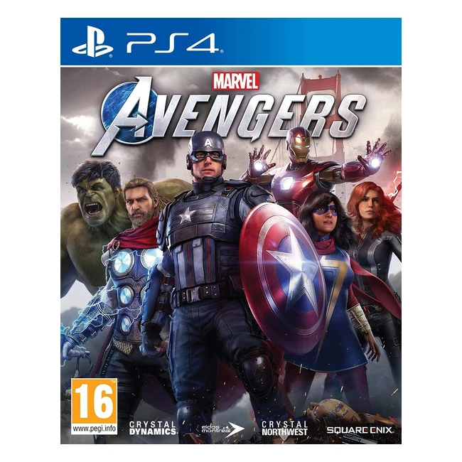 Marvels Avengers PS4 Pegiat Importación Alemana - Juego de Superhéroes