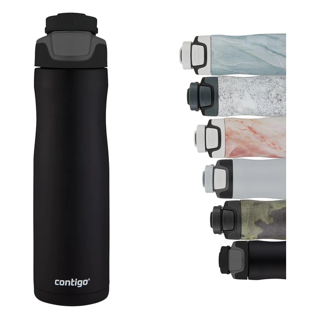 Botella Contigo Autoseal Chill 720ml - Acero Inoxidable - Sin BPA - Aislamiento 