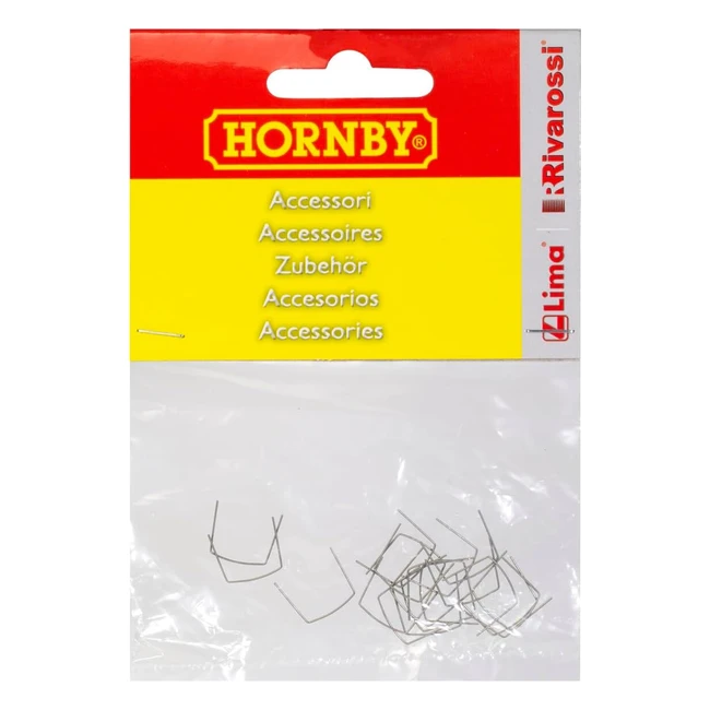 Hornby R8232 Digital Electric Point Track Clip Pack of 20 - Easy Installation & Secure Connection