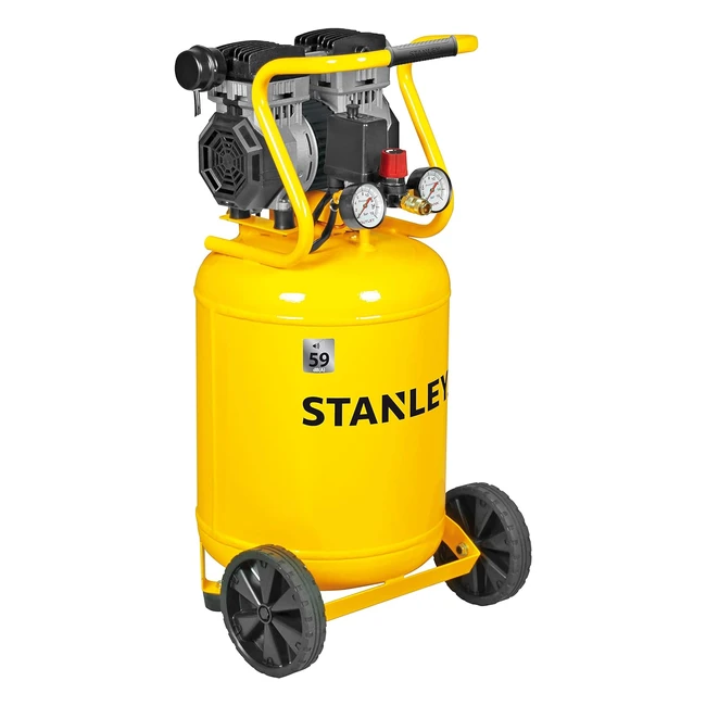 Stanley Compressore Siltek Verticale 13HP Giallo - Silenzioso 39x39x87 cm