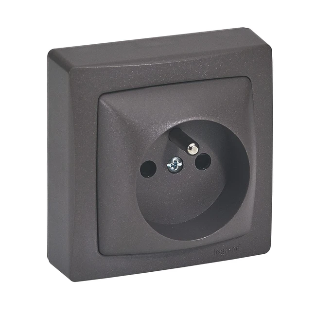 Legrand Prise de Courant Terre Appareillage Saillie Bornes Auto - Marron