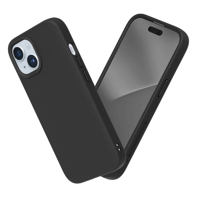 Coque iPhone 15 RhinoShield Solidsuit - Absorption Chocs - Noir