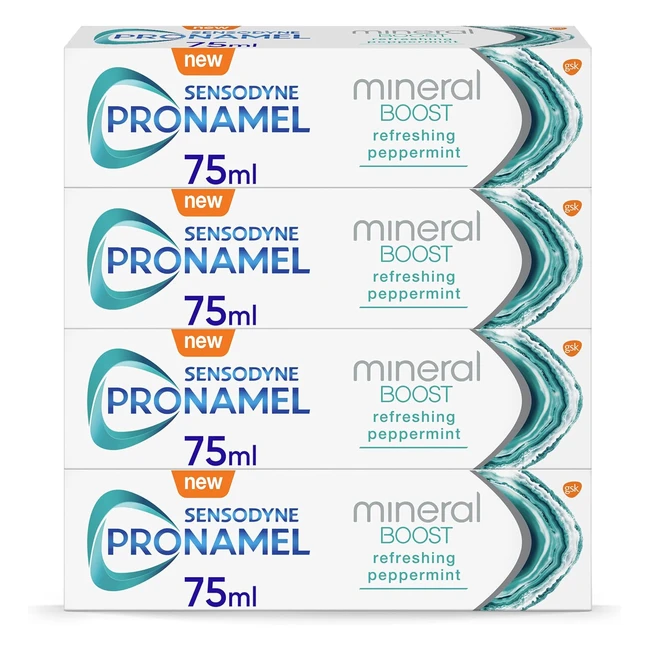 Sensodyne Pronamel Mineral Boost Toothpaste 4x75 - Enamel Repair & Protection
