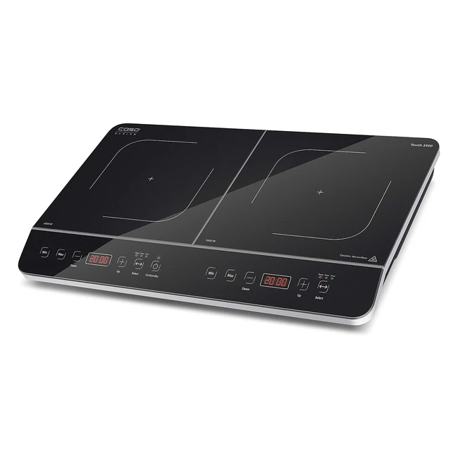 Caso Touch 3500 Induktionskochfeld Doppel Mobile Sicherheitsschalter 60240C 6 St