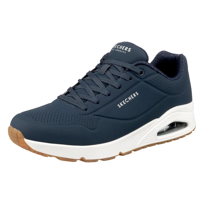 Sneaker uomo Skechers Uno Stand On Air - Navy - Taglia 43 EU - Consegna Veloce