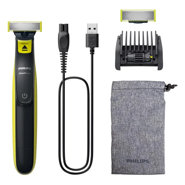 Philips OneBlade QP272430 Elektronischer Barttrimmer Rasierer 5in1 Kamm USB-A La
