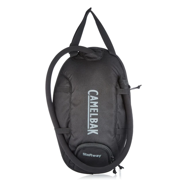 Camelbak Unisex Adult Stoaway Reservoir 001 BlackGrey 70 oz - Ergonomic Handle