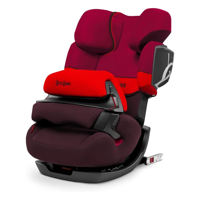 Seggiolino Auto Cybex Silver Pallas 2Fix Gruppo 123 9-12 Anni Rumba Red
