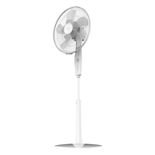 Ventilatore da Piedistallo Cecotec EnergySilence 1010 ExtremeFlow 60W 10 Lame Bianco