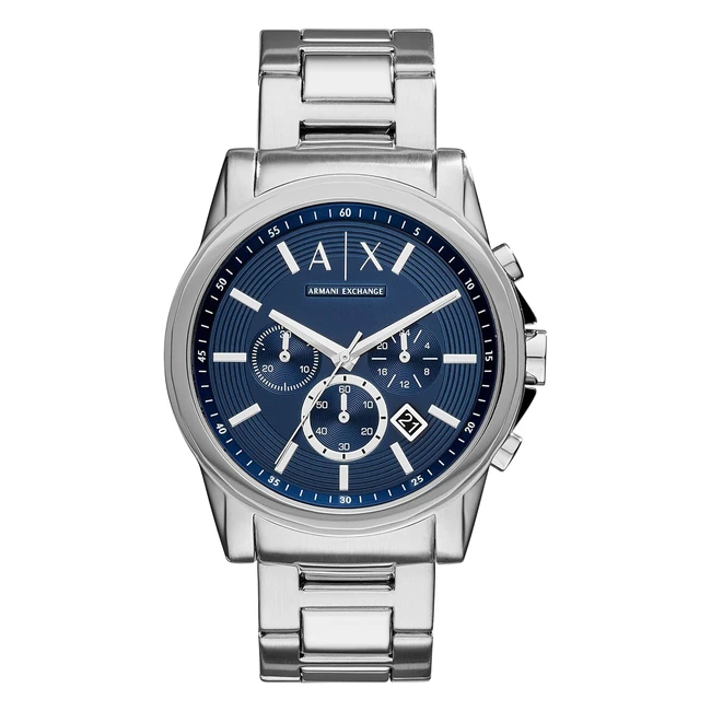 Armani Exchange Mens Chronograph Stainless Steel Watch 45mm AX2509