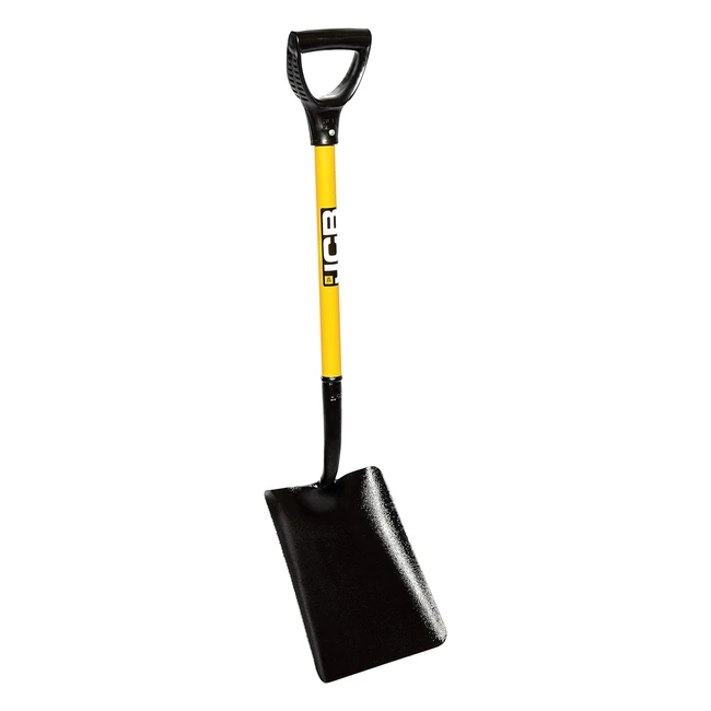 JCB Professional Square Mouth Site Shovel | Heavy Duty Steel Blade | 250 x 300 mm | #LoadBearing #Durable #Efficient