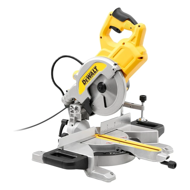 Dewalt DWS777QS Sierra Ingletadora Radial 1800W - Corte Madera Plástico Aluminio