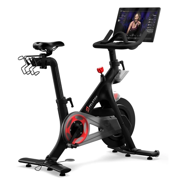 Peloton Bike - Premium Fitnessbike mit 22-Zoll-HD-Touchscreen - Apple Watch kompatibel
