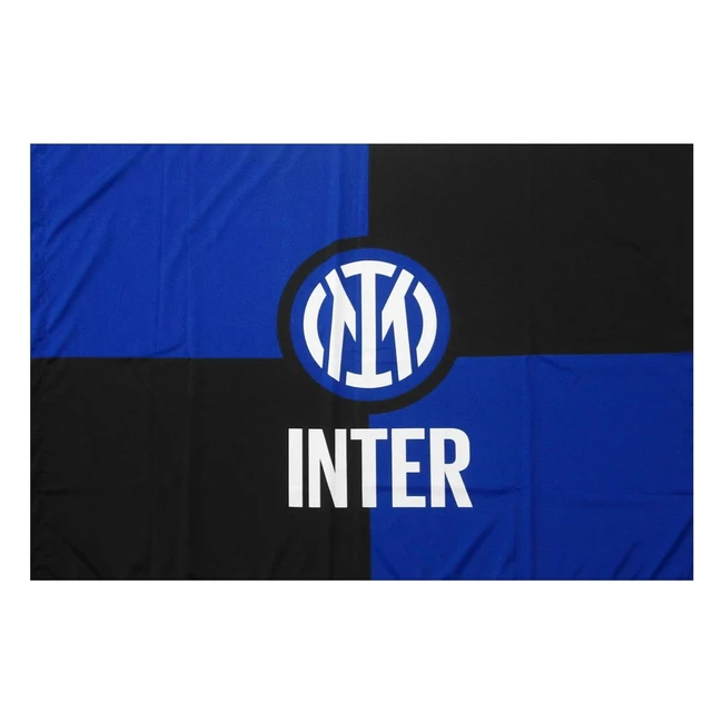 Bandiera Inter 100x140cm Logo Ufficiale Unisex Neroblu