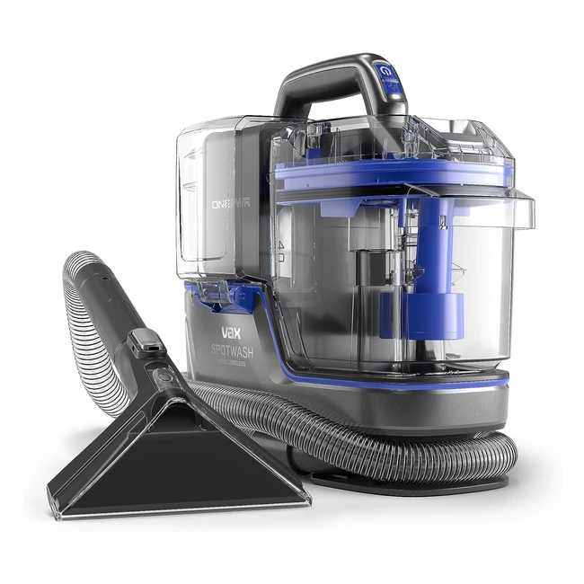 Vax SpotWash Home Cordless Spot Cleaner - Kills 99 Bacteria - 25min Runtime - B