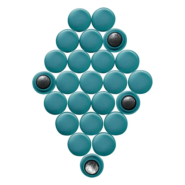 Aimants de bureau vert pour rfrigrateur - Pack de 24 aimants de planificatio