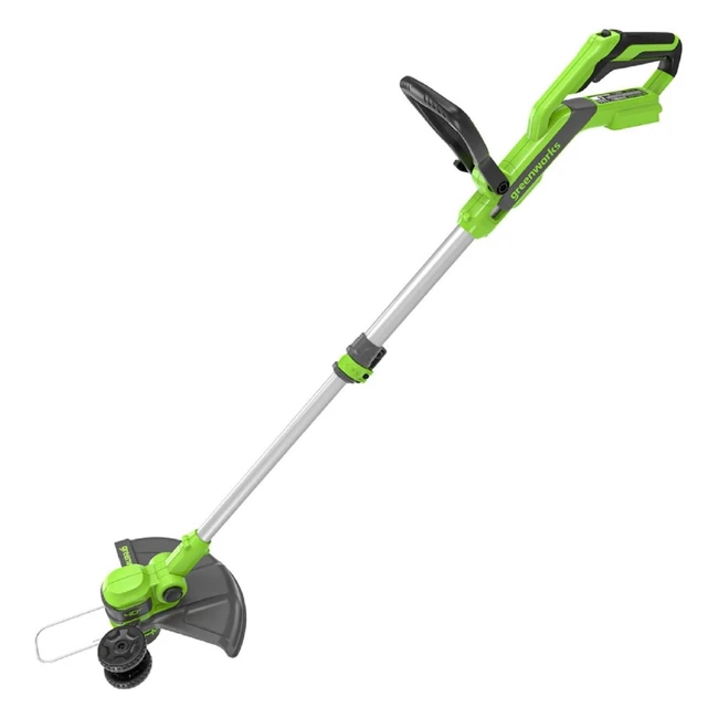 Greenworks G40LT33 Akku-Rasentrimmer Kantenschneider mit Rad fr kleine mittler