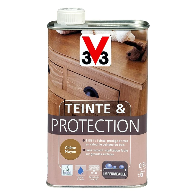 V33 Teinte Chne Moyen 05L - Protection Meubles Boiseries - Rf123456 - Facil