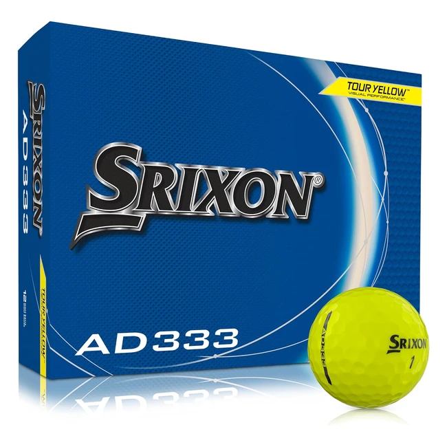 Srixon AD333 11 High-Performance Golf Balls - Low Compression for Distance & Control