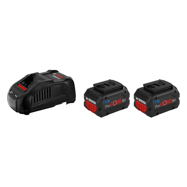 Bosch Pro 18V Rechargeable Battery Set 2 x ProCore18V 5.5Ah - 18V 955g