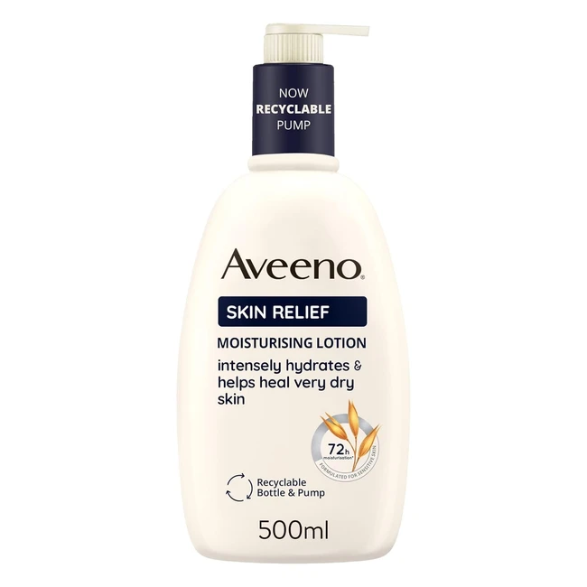 Aveeno Skin Relief Moisturising Lotion 500ml - Soothes Dry  Irritable Skin